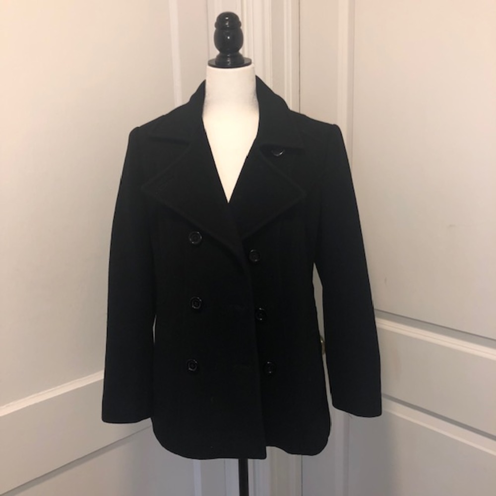 Croft and Barrow Ladies wool pea coat size medium